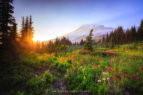 Mazama Ridge Sunset